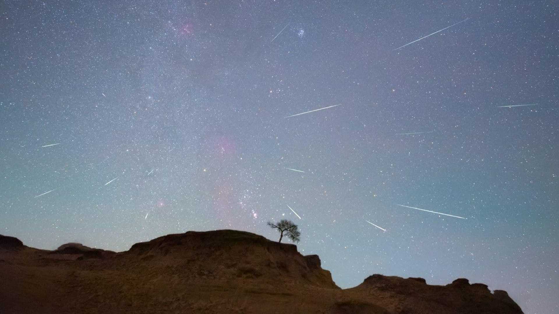 Orionid Meteor Shower Sky Observation