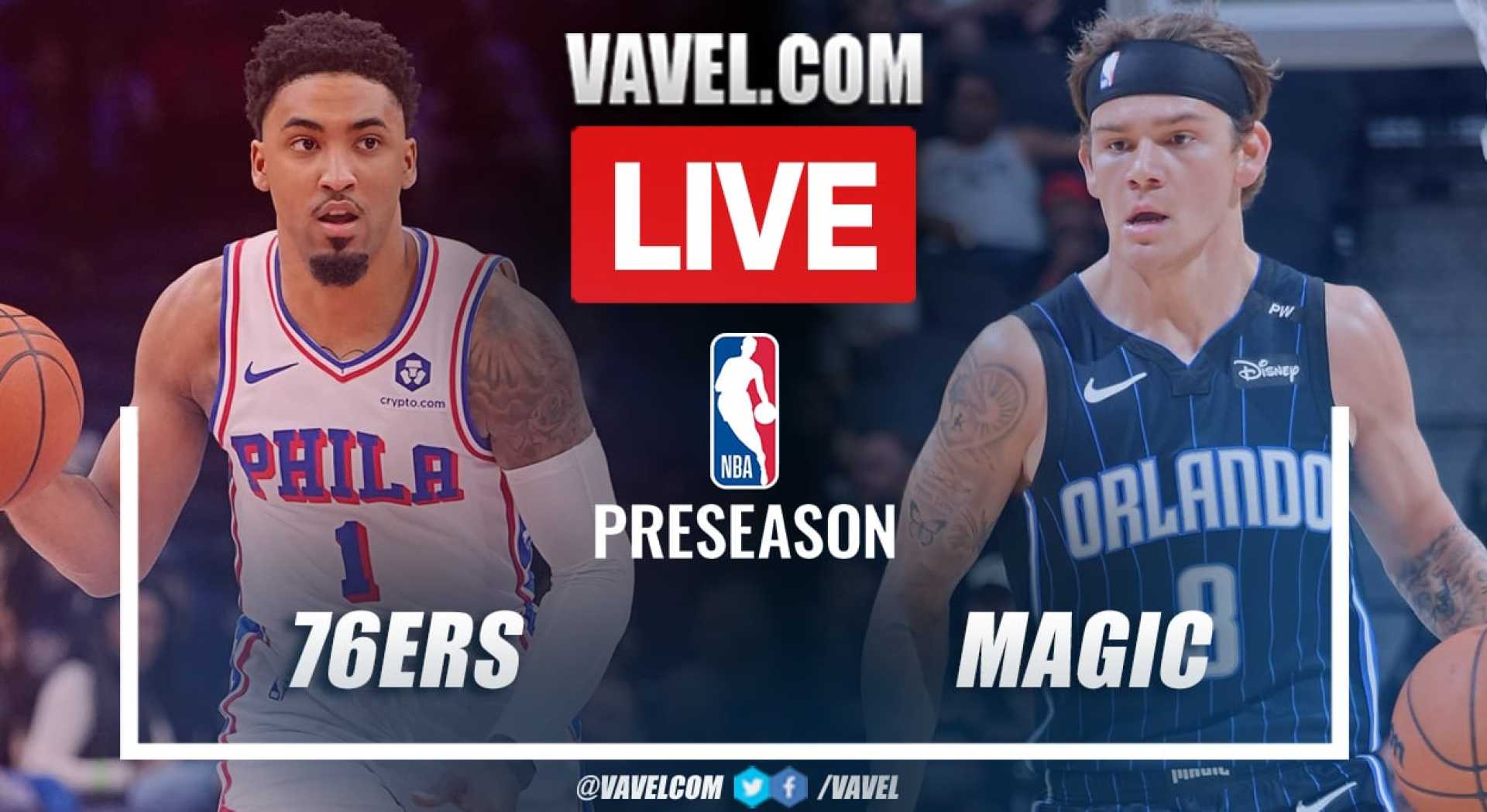 Orlando Magic Vs Philadelphia 76ers Nba Preseason