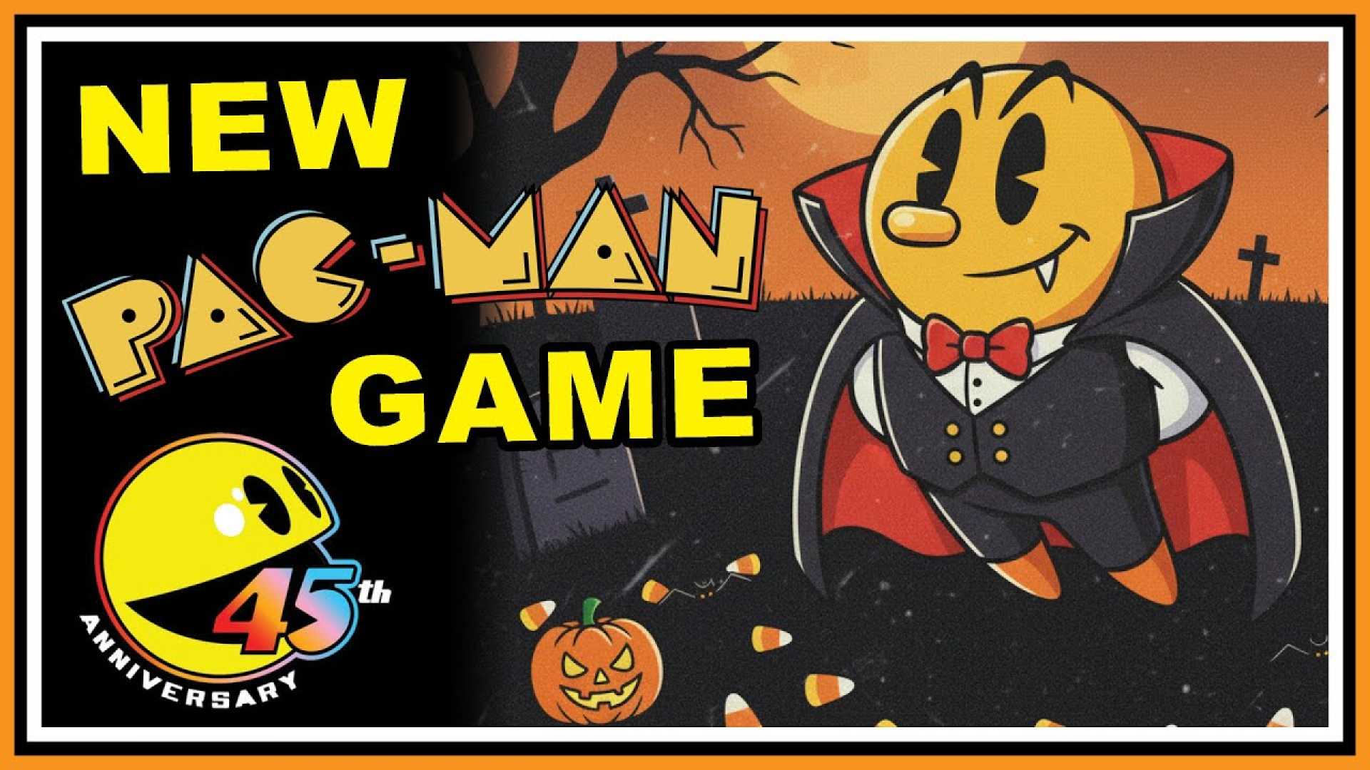 Pac Man 45th Anniversary Halloween Game