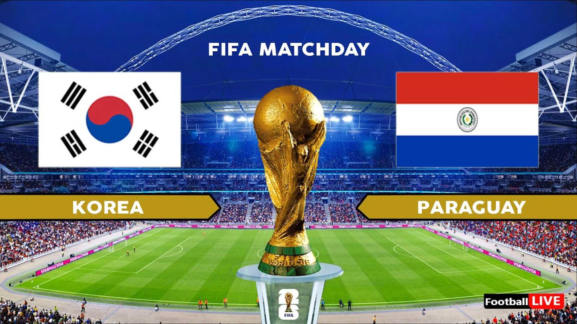 Paraguay Vs South Korea Football Match
