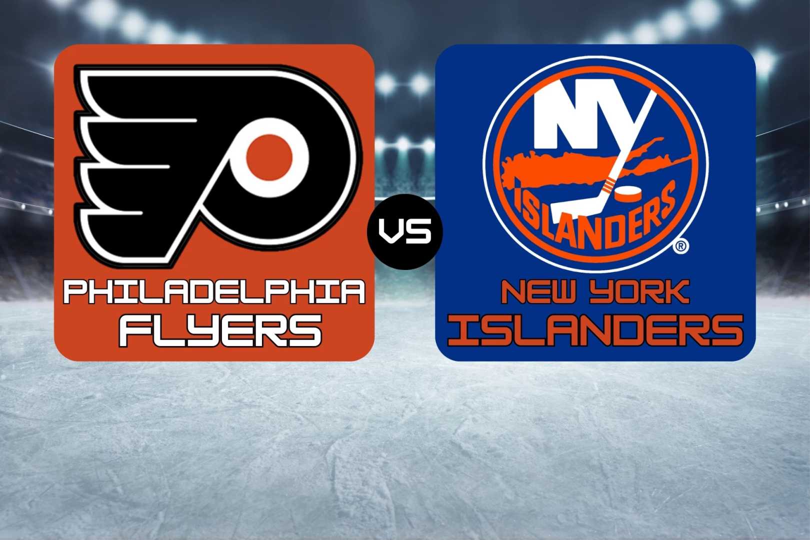 Philadelphia Flyers Vs New York Islanders Hockey Game