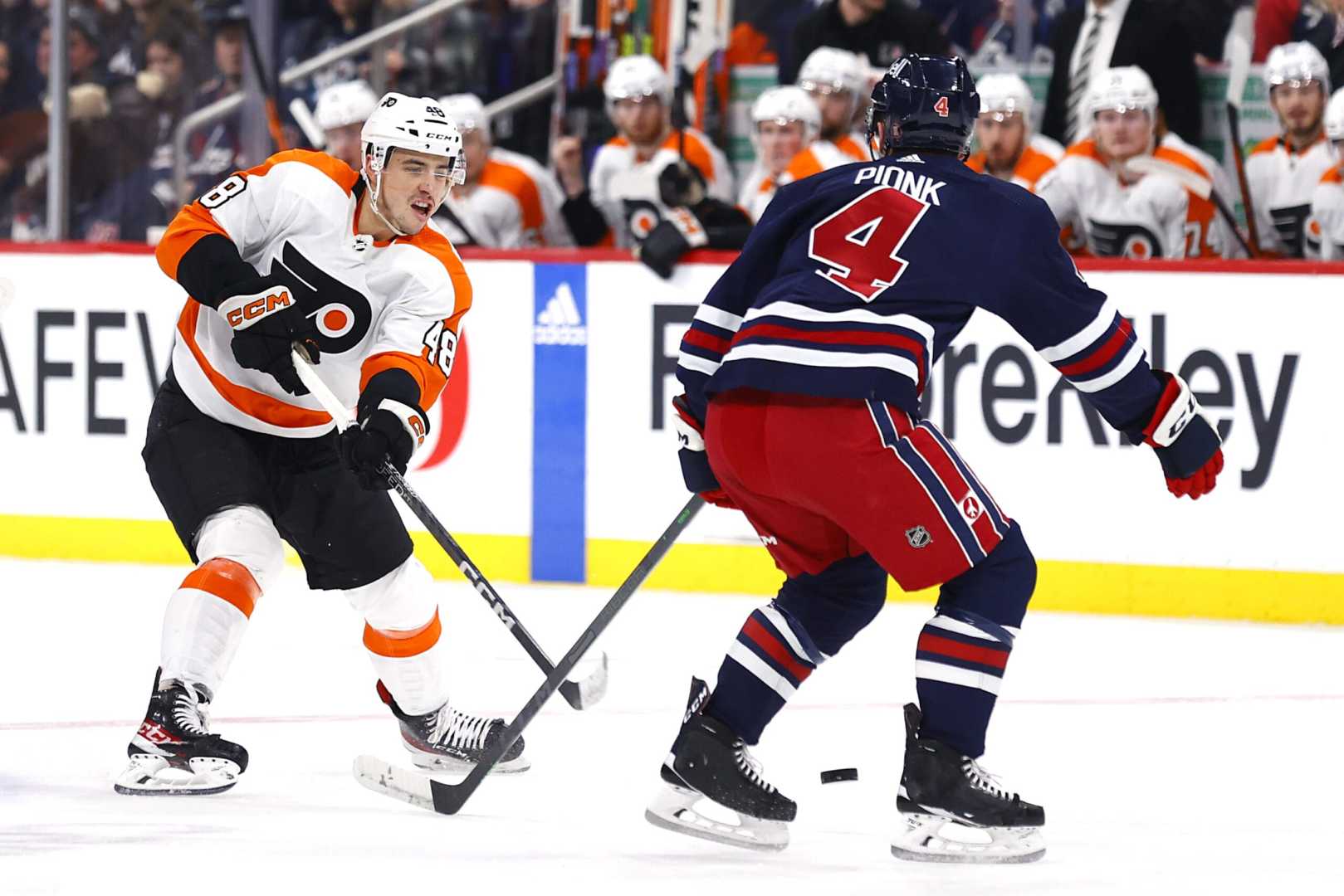 Philadelphia Flyers Vs Winnipeg Jets