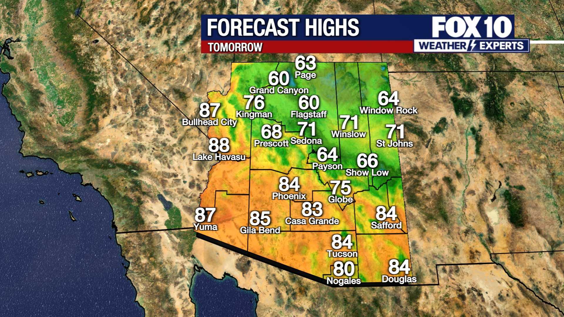 Phoenix Arizona Weather Forecast