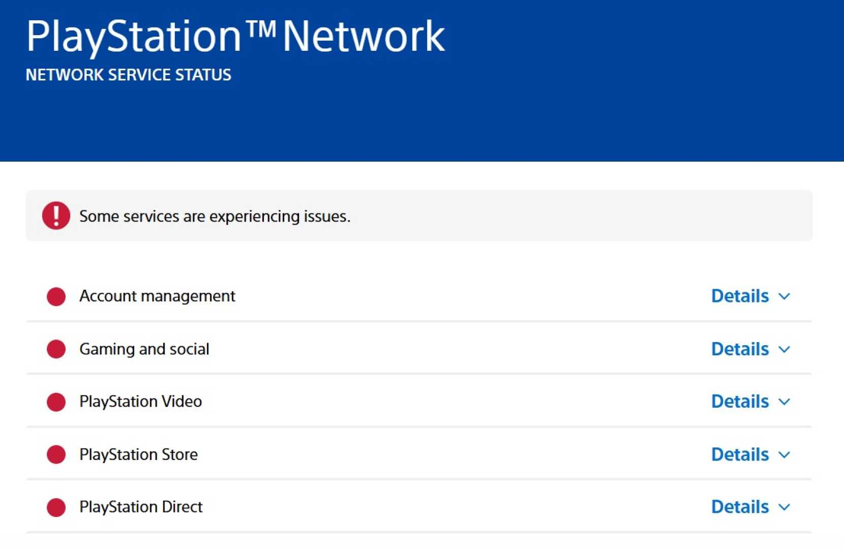Playstation Network Outages