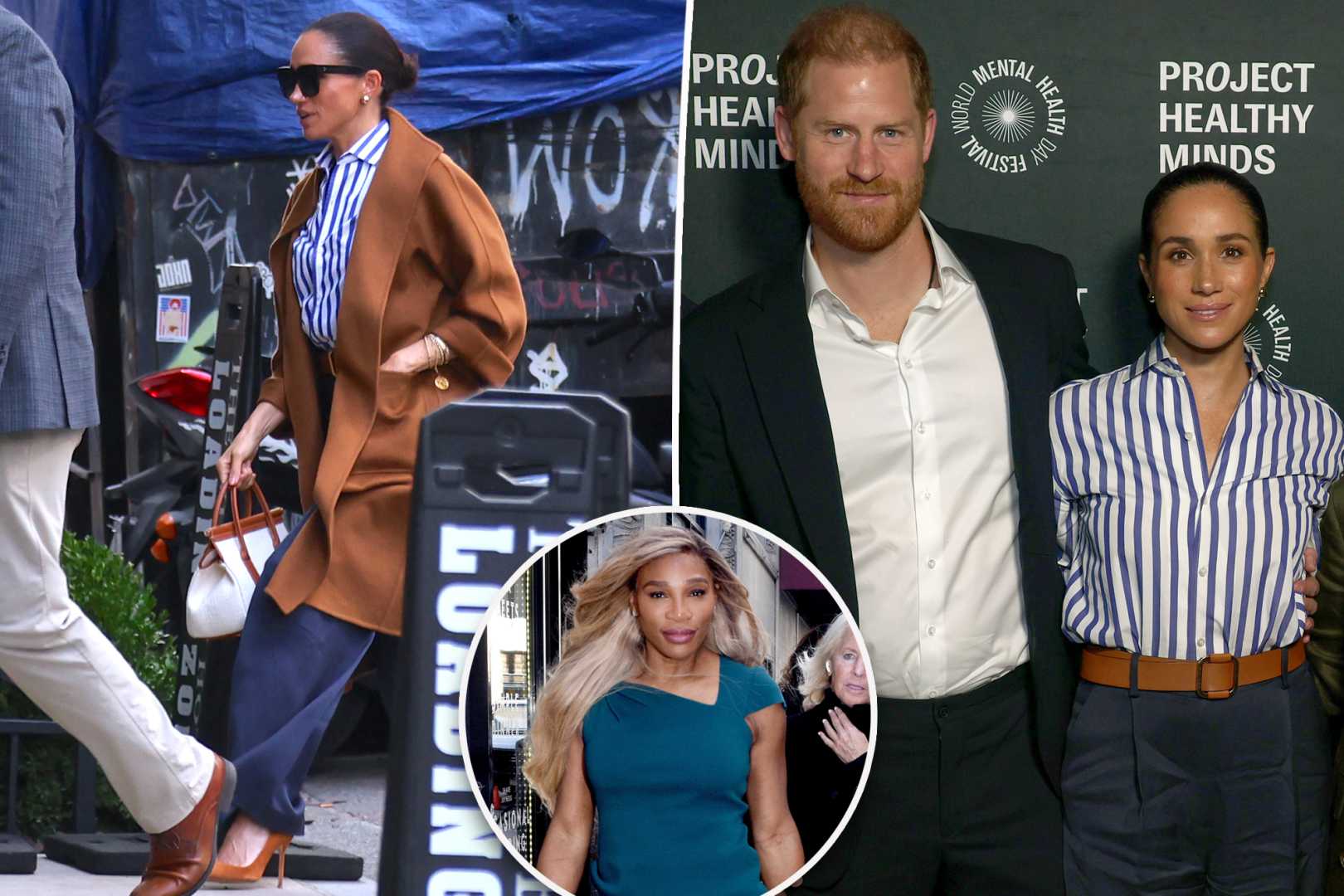 Prince Harry Meghan Markle Serena Williams Lunch
