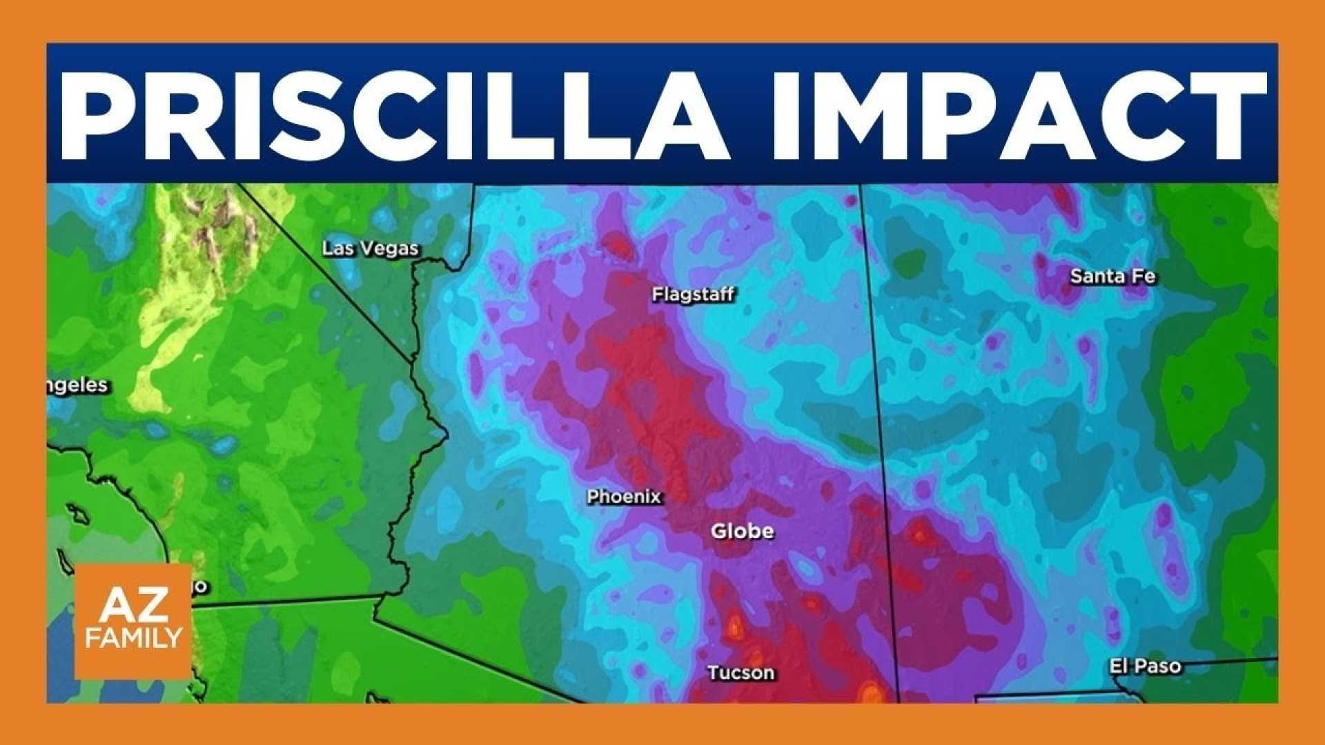 Priscilla Arizona Rain Forecast