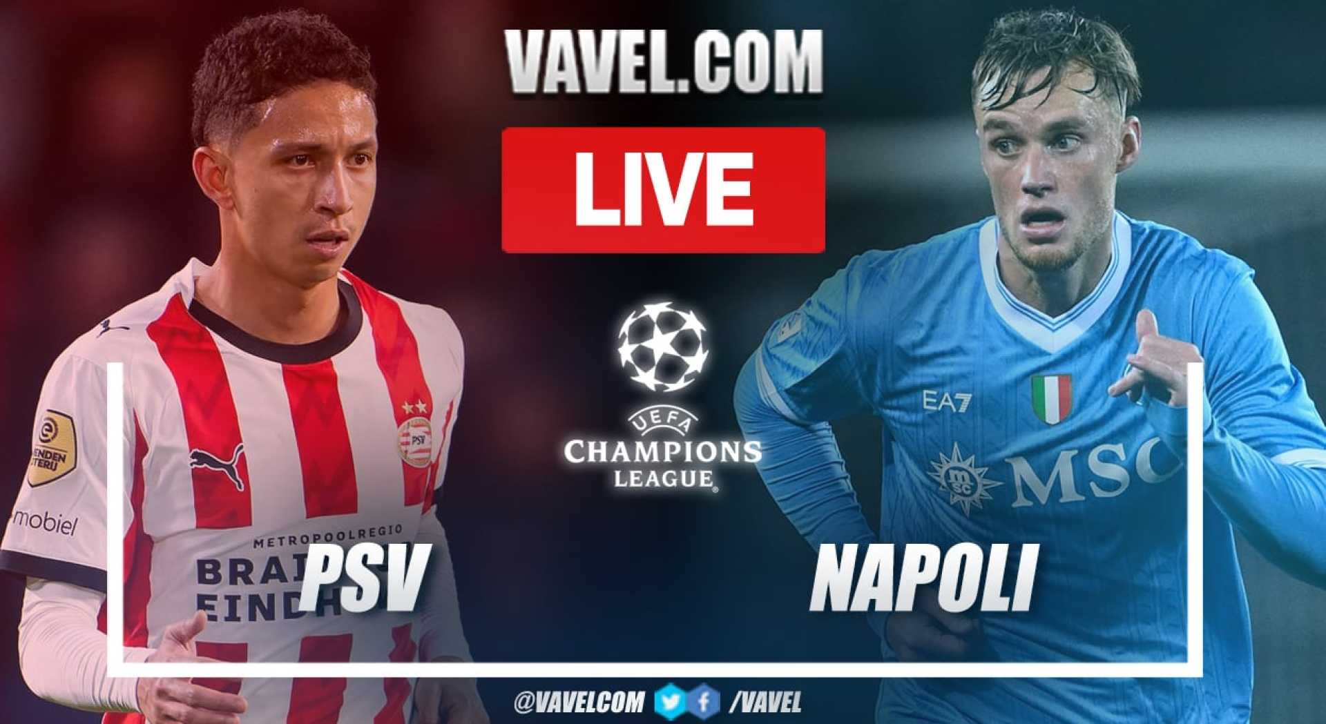 Psv Eindhoven Vs Napoli Football Match