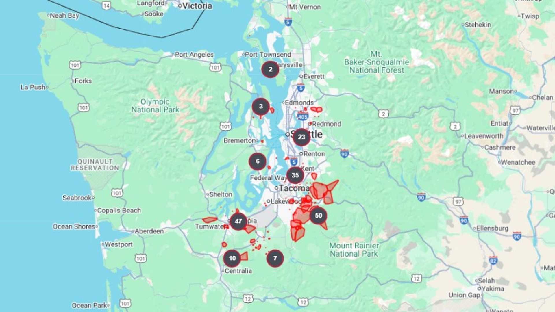 Puget Sound Weather Rain Wind Advisory