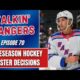 Rangers Final Roster Decisions Preview