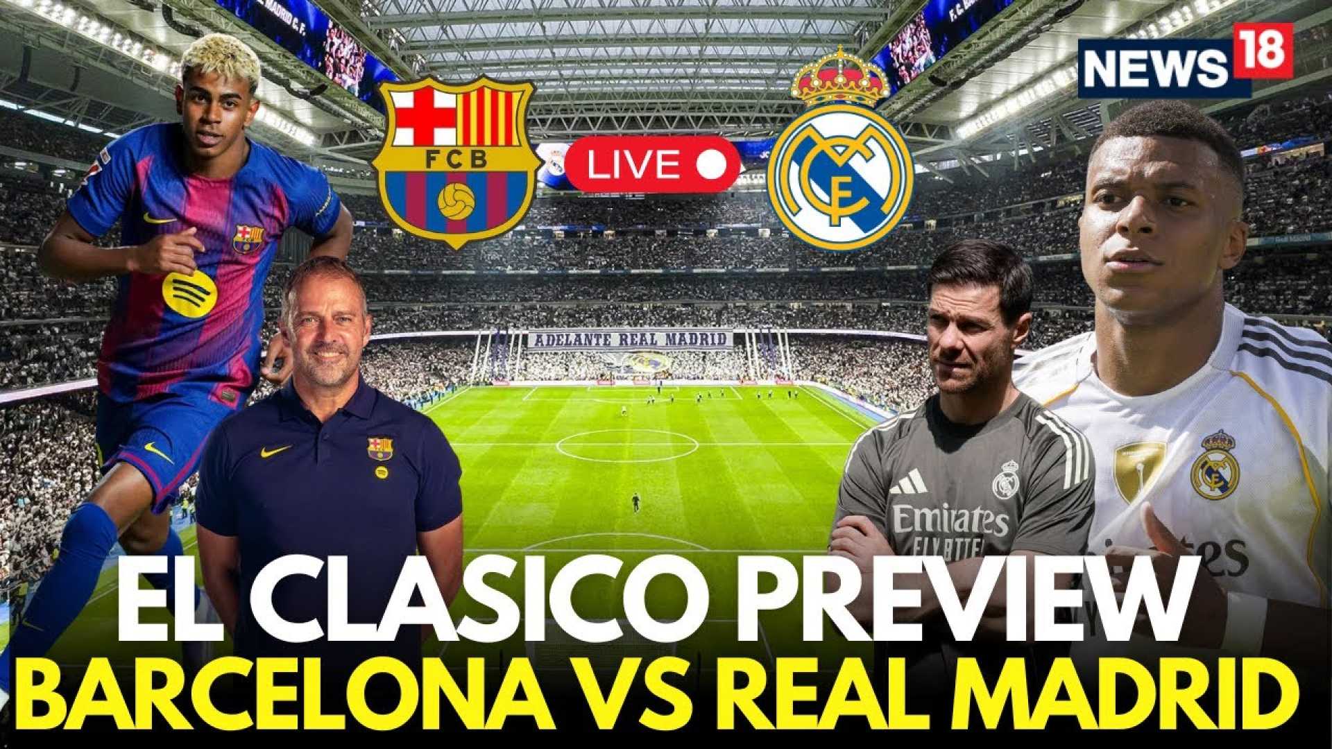 Real Madrid Barcelona El Clasico 2025