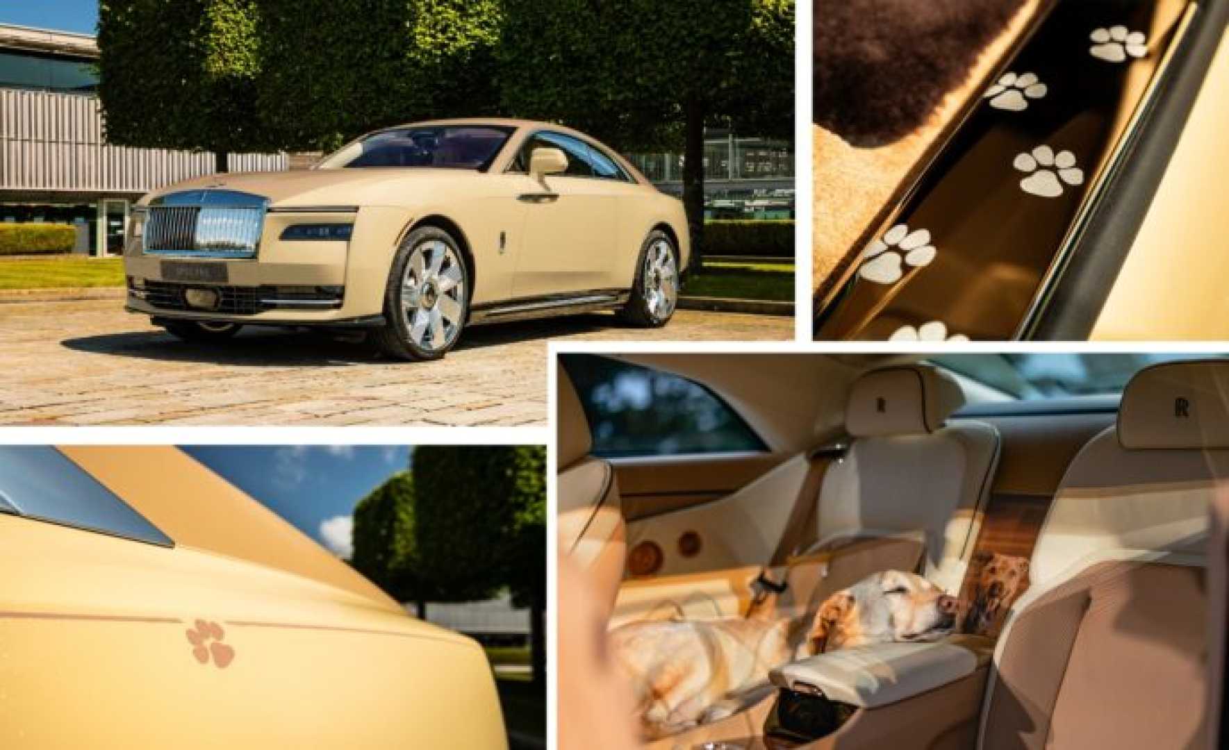 Rolls Royce Spectre Dog Tribute