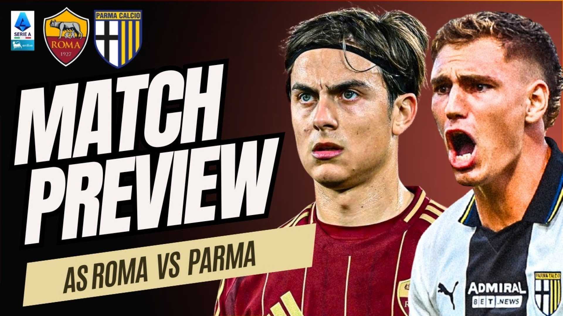 Roma Parma Serie A Match