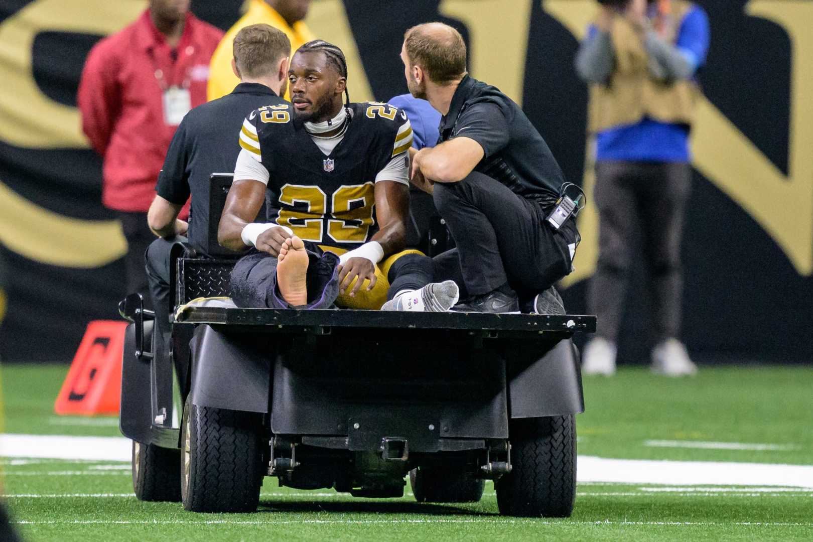 Saints Player Injuries Football Game