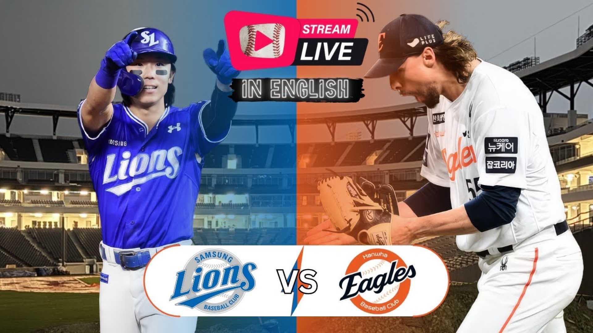 Samsung Lions Hanwha Eagles Kbo Baseball