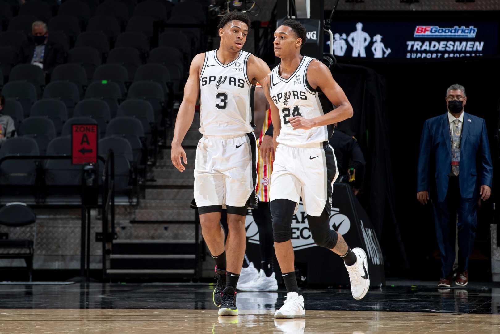 San Antonio Spurs Keldon Johnson Devin Vassell
