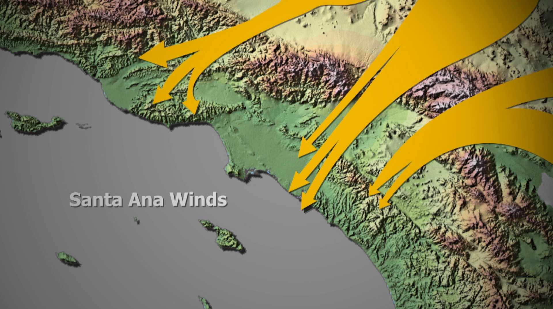Santa Ana Winds Southern California