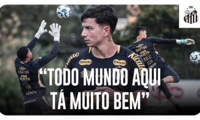 Santos Fc Players Training For Grêmio Match