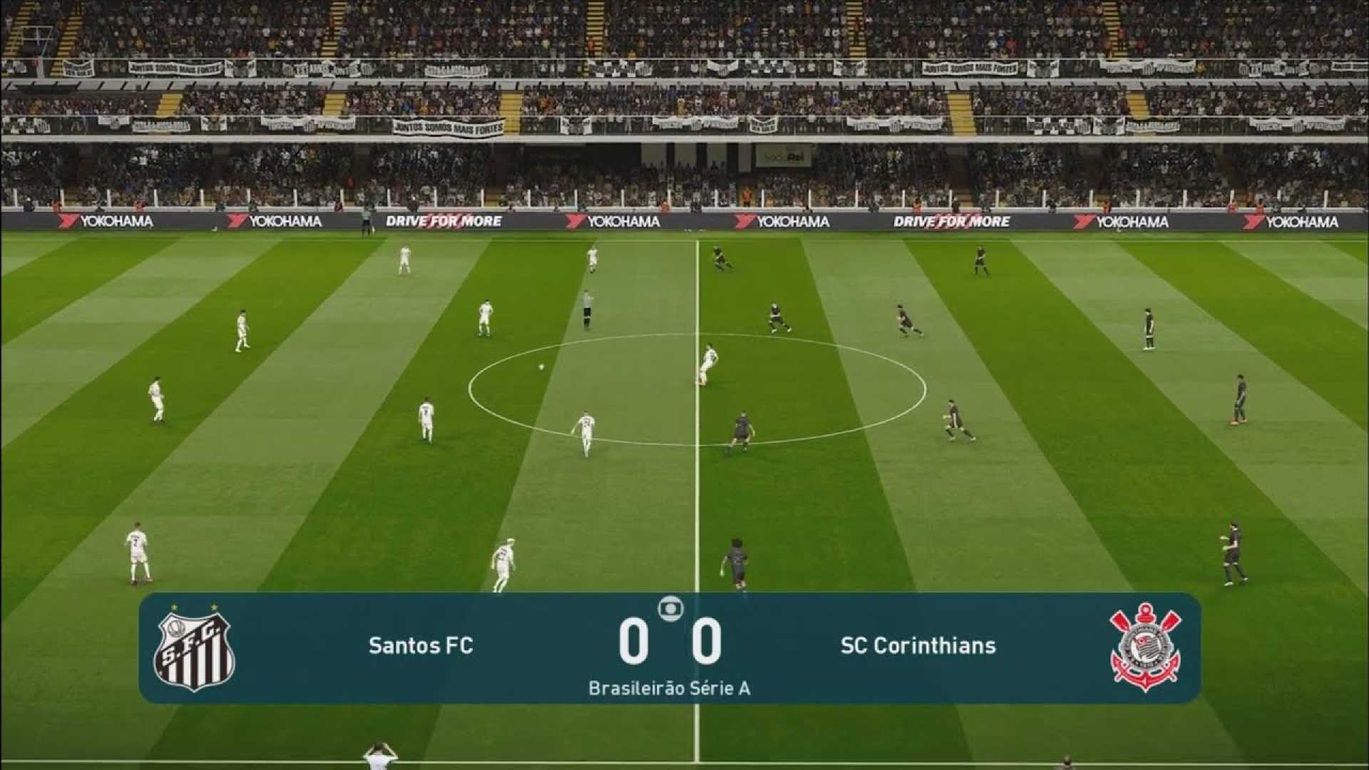 Santos Vs Corinthians Brazilian Soccer Match