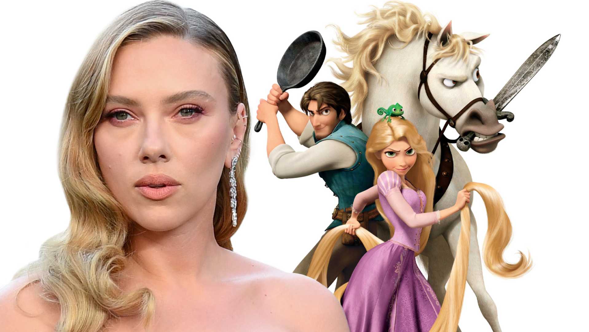 Scarlett Johansson Tangled Live Action