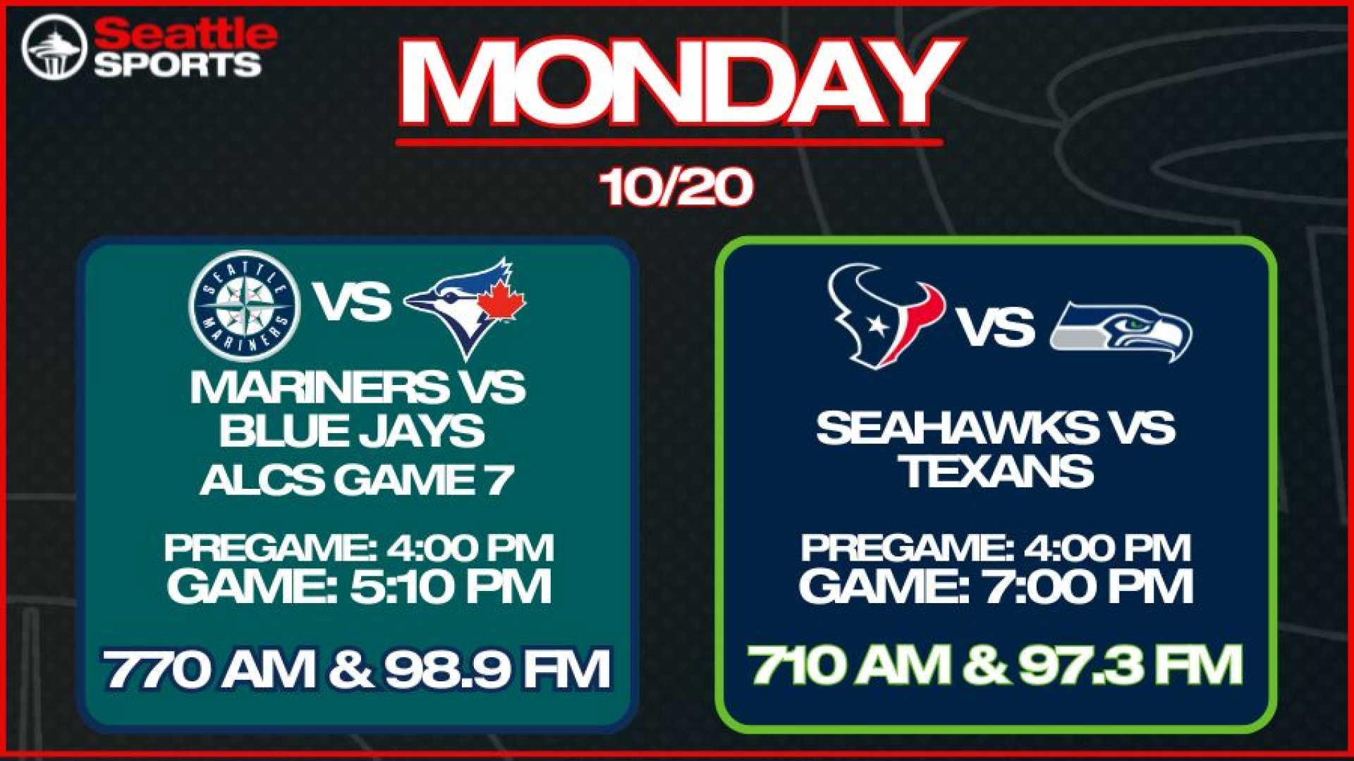 Seattle Seahawks Mariners Alcs Game 7