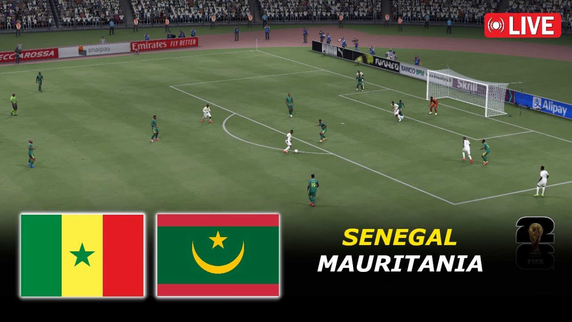 Senegal Versus Mauritania Football Match