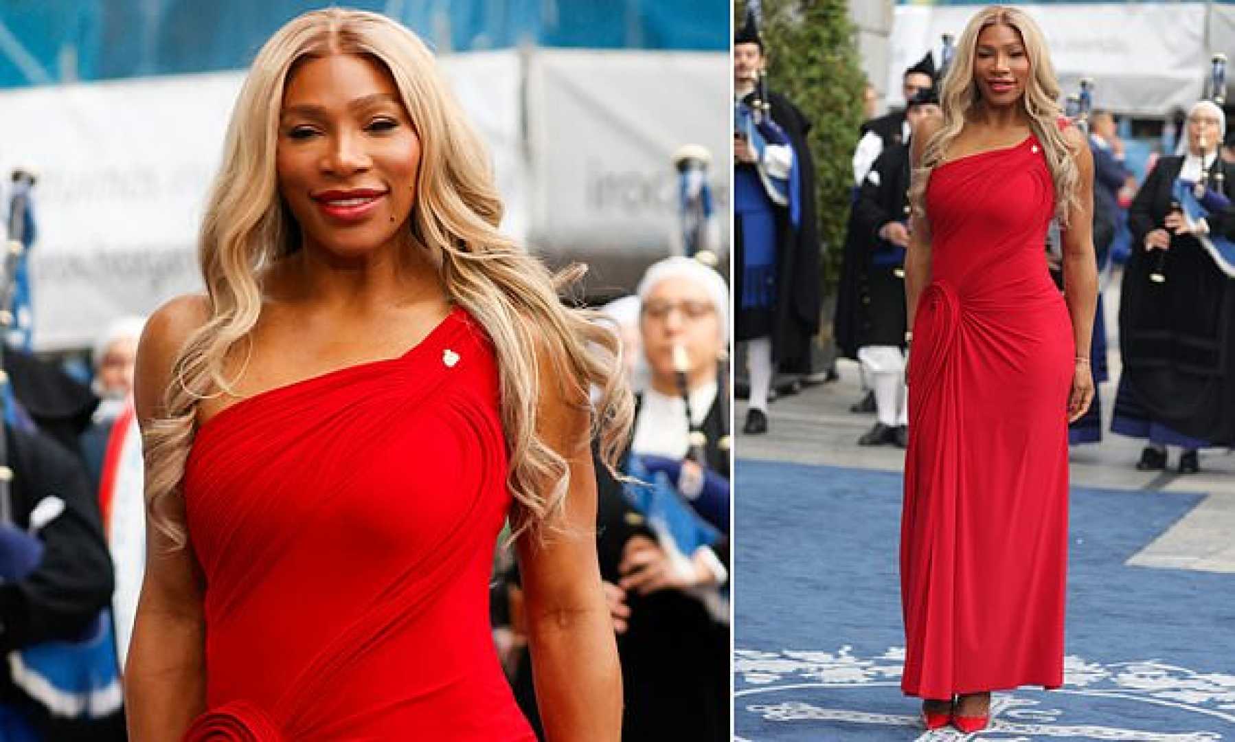 Serena Williams Red Gown Princess Of Asturias