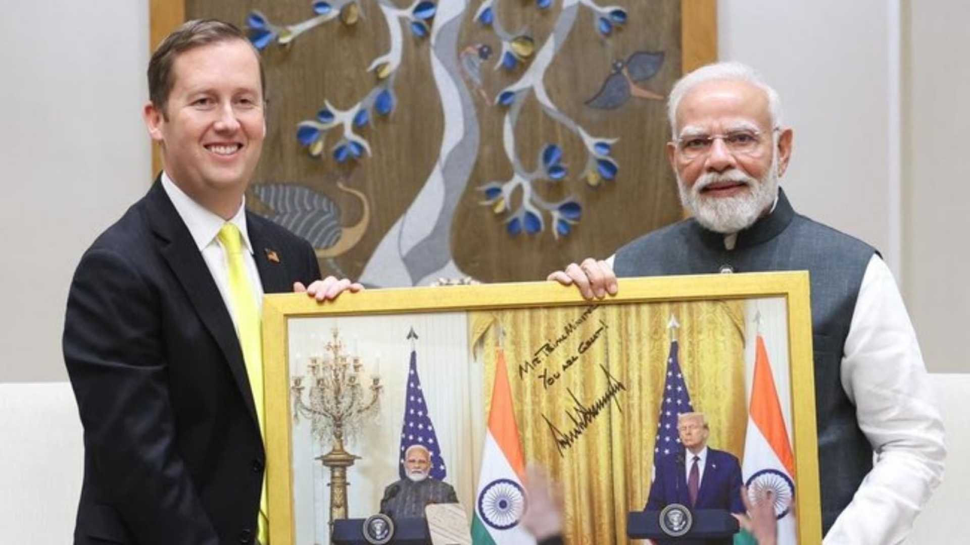 Sergio Gor Us Ambassador India Modi Meeting