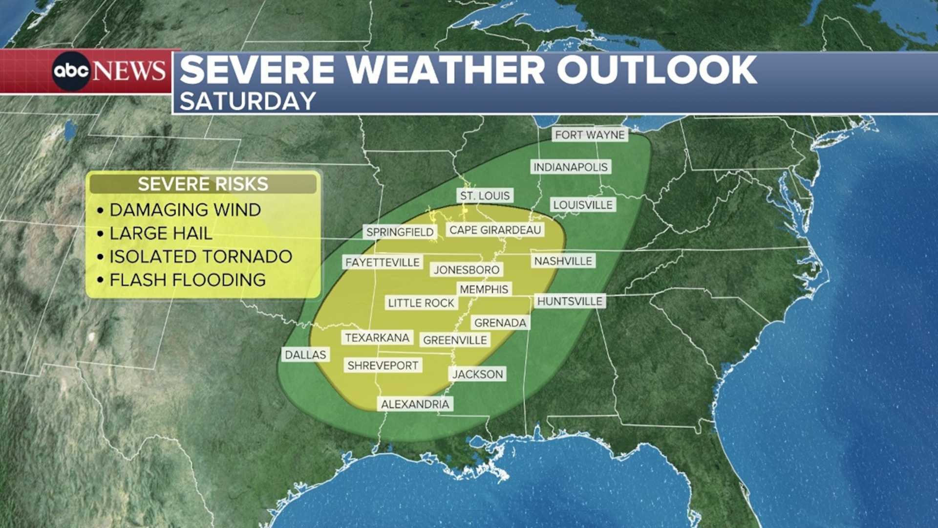 Severe Storms Midwest South October 2025