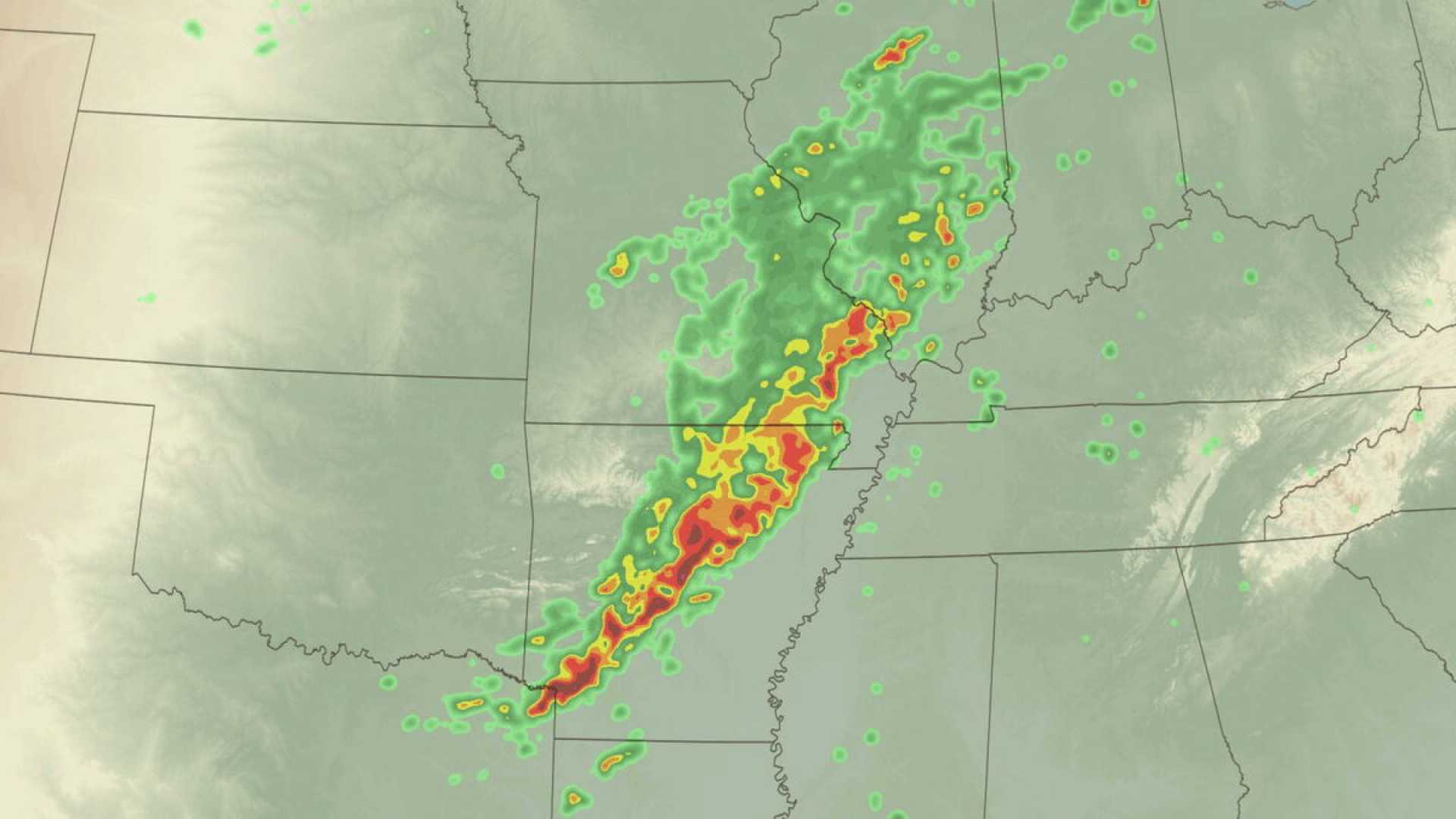 Severe Thunderstorms South Midwest Weather
