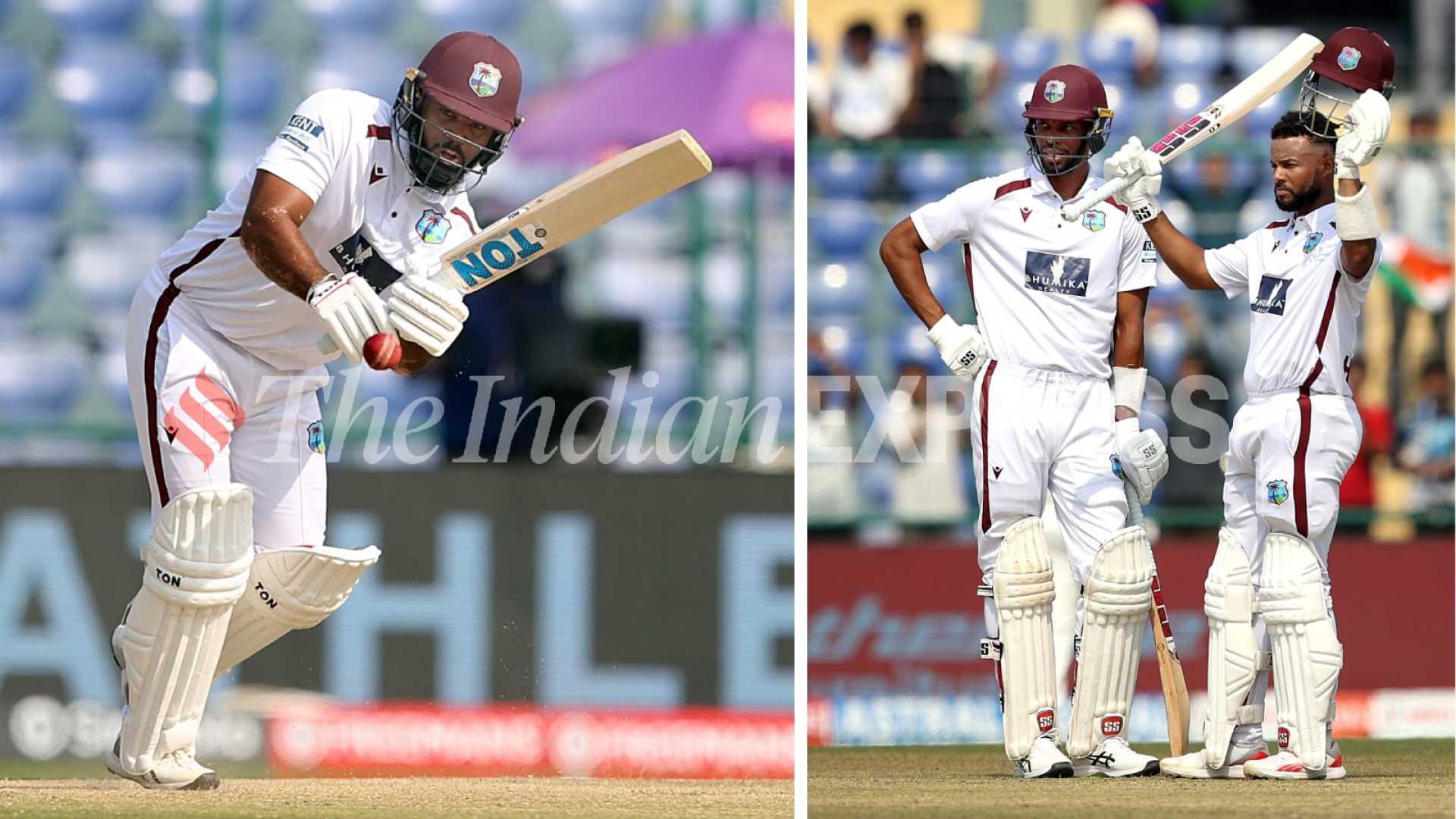 Shai Hope And John Campbell Cricket Training