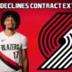 Sharpe Portland Trail Blazers Contract Extension