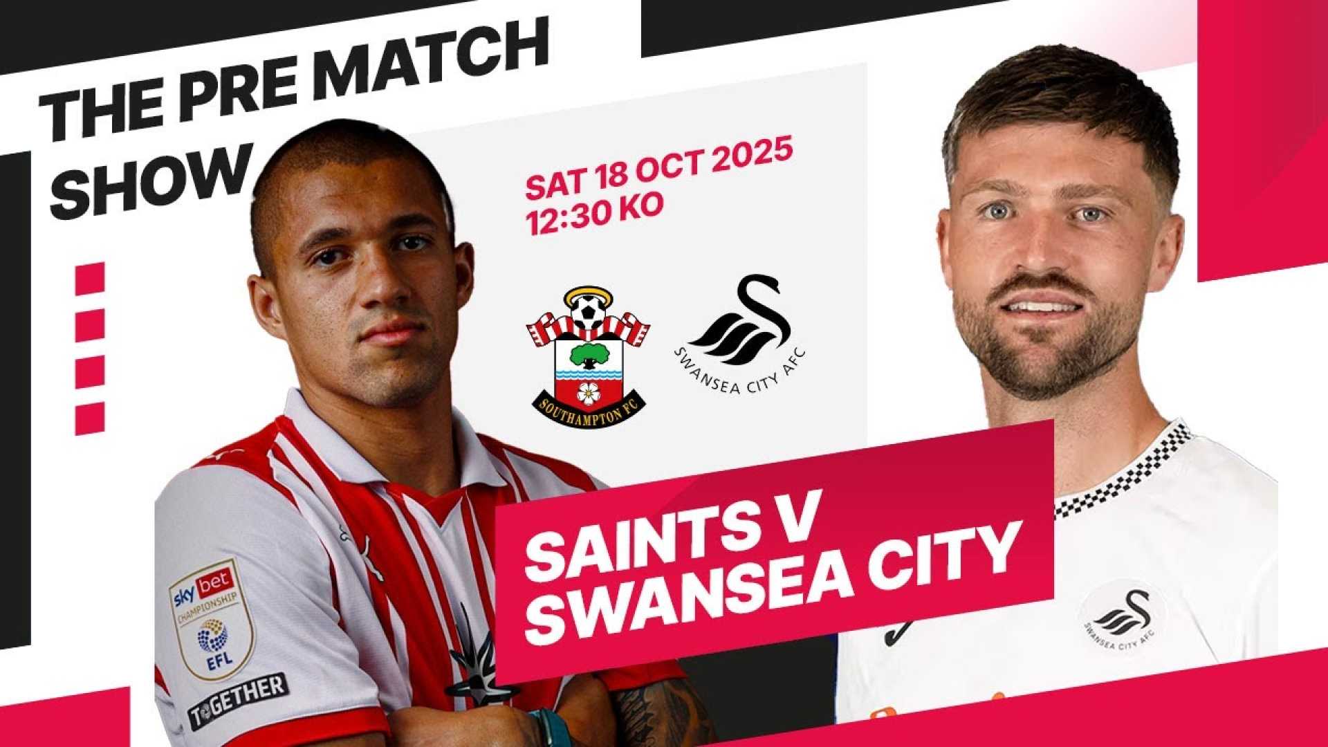 Southampton Swansea City Championship Match