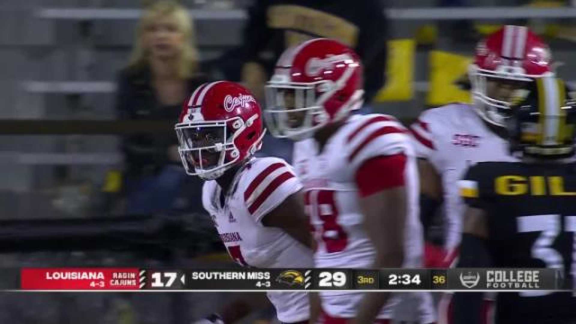 Southern Miss Louisiana College Football Game