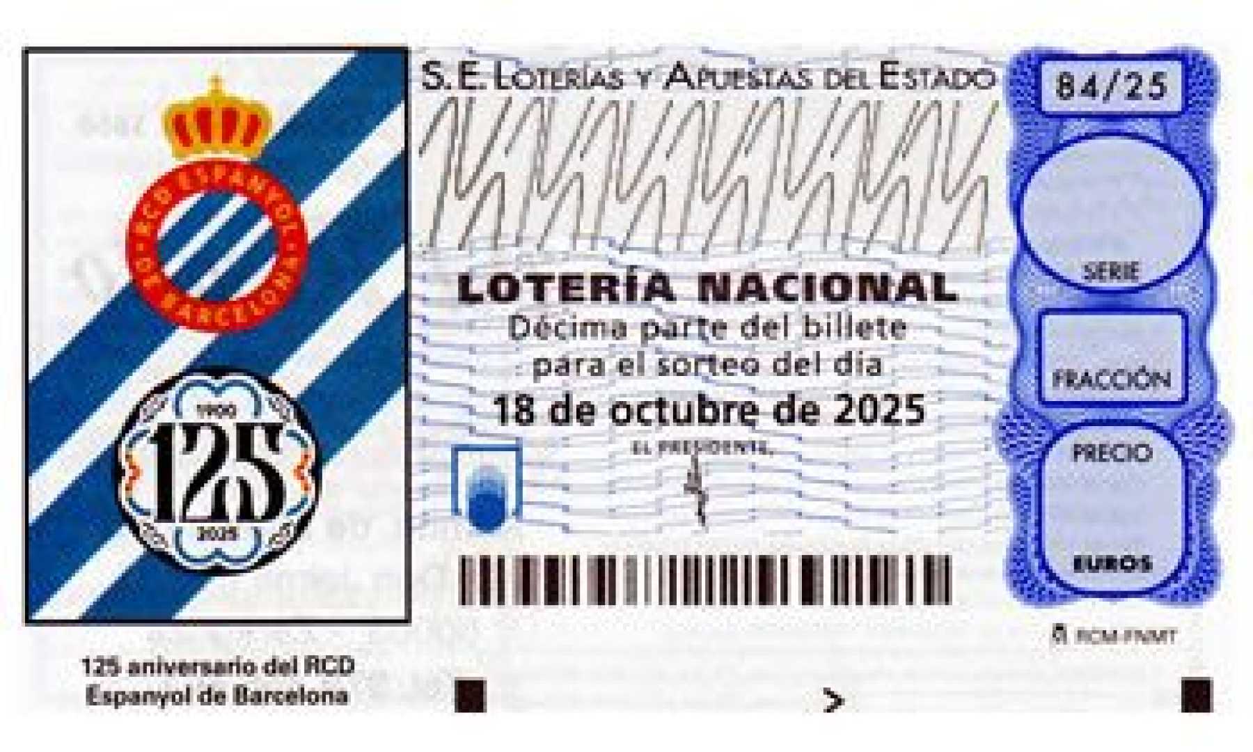 Spanish National Lottery Results October 2025
