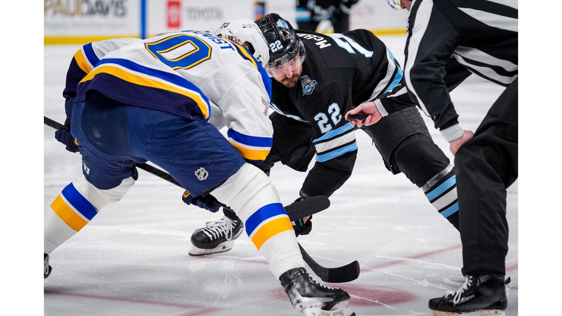 St. Louis Blues Vs Utah Mammoth Hockey Game