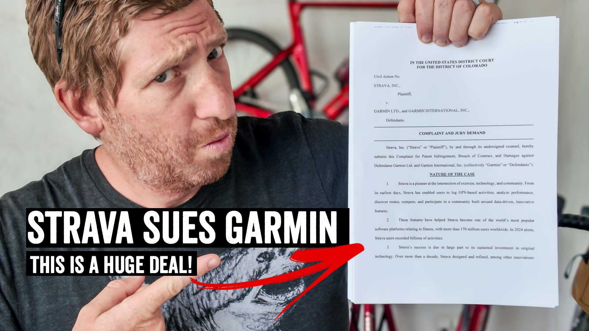 Strava Garmin Lawsuit News
