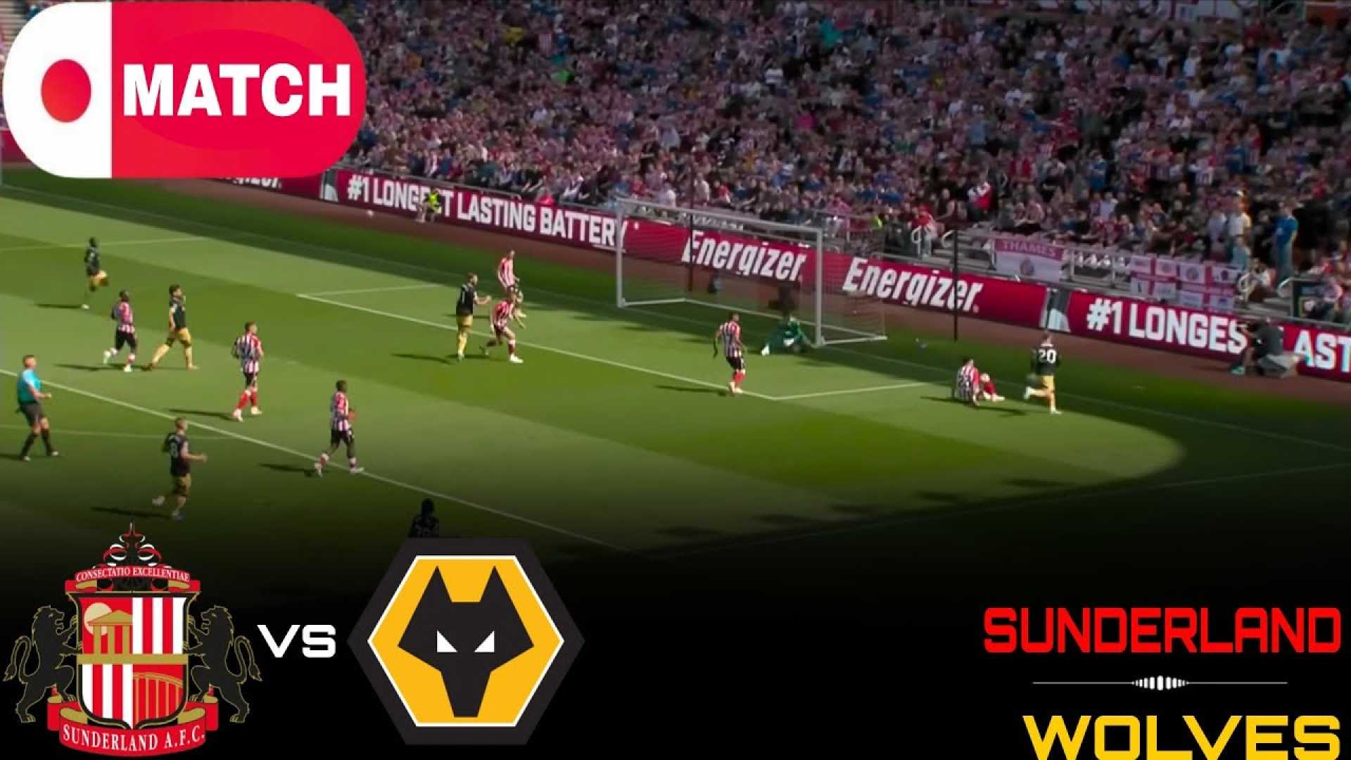 Sunderland Vs Wolves Premier League Match