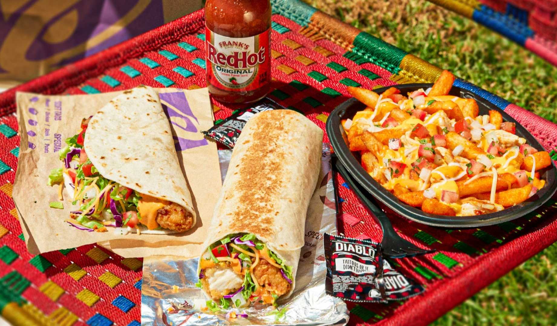 Taco Bell Frank's Redhot Chicken Menu