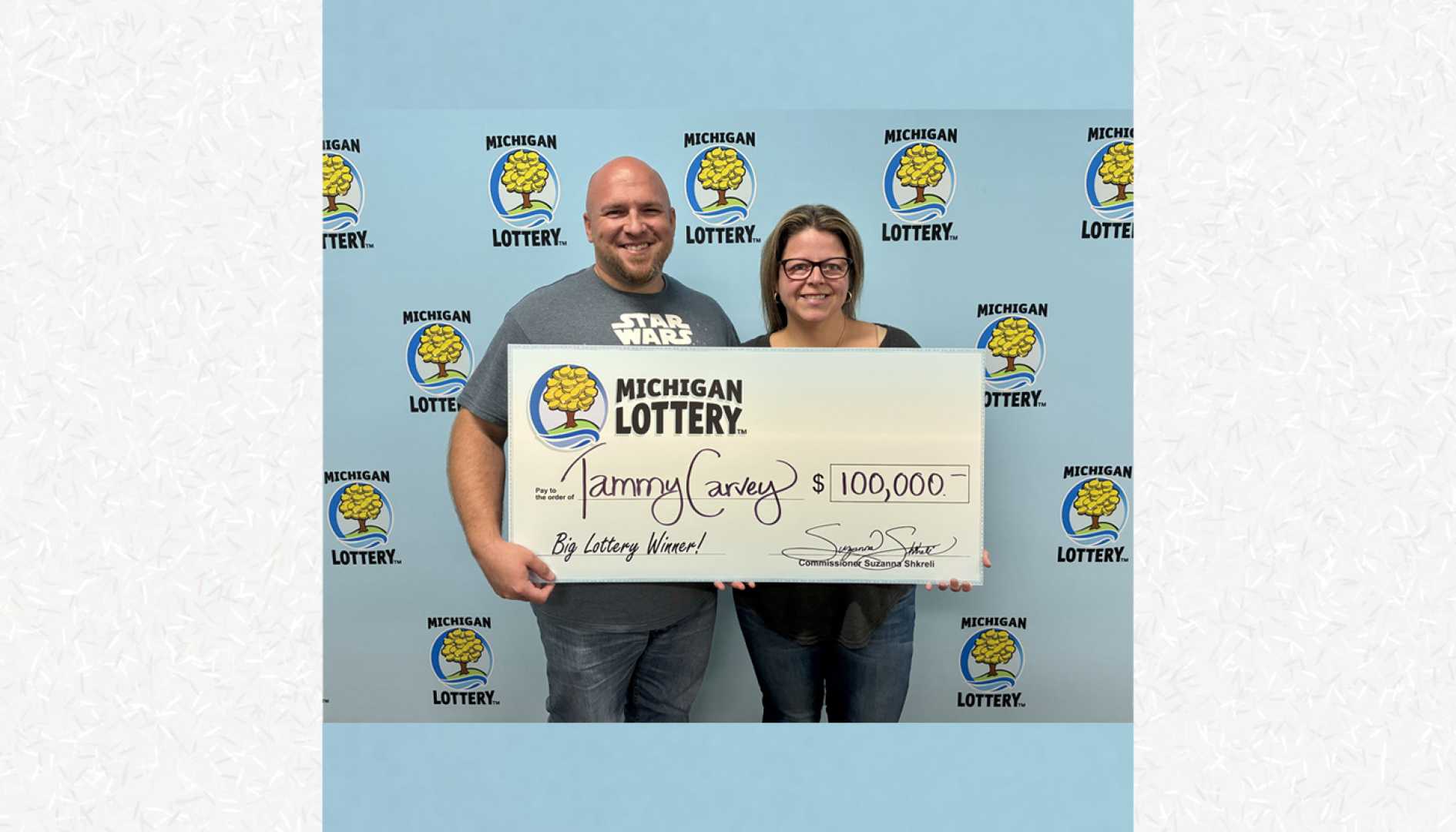 Tammy Carvey Powerball Winner