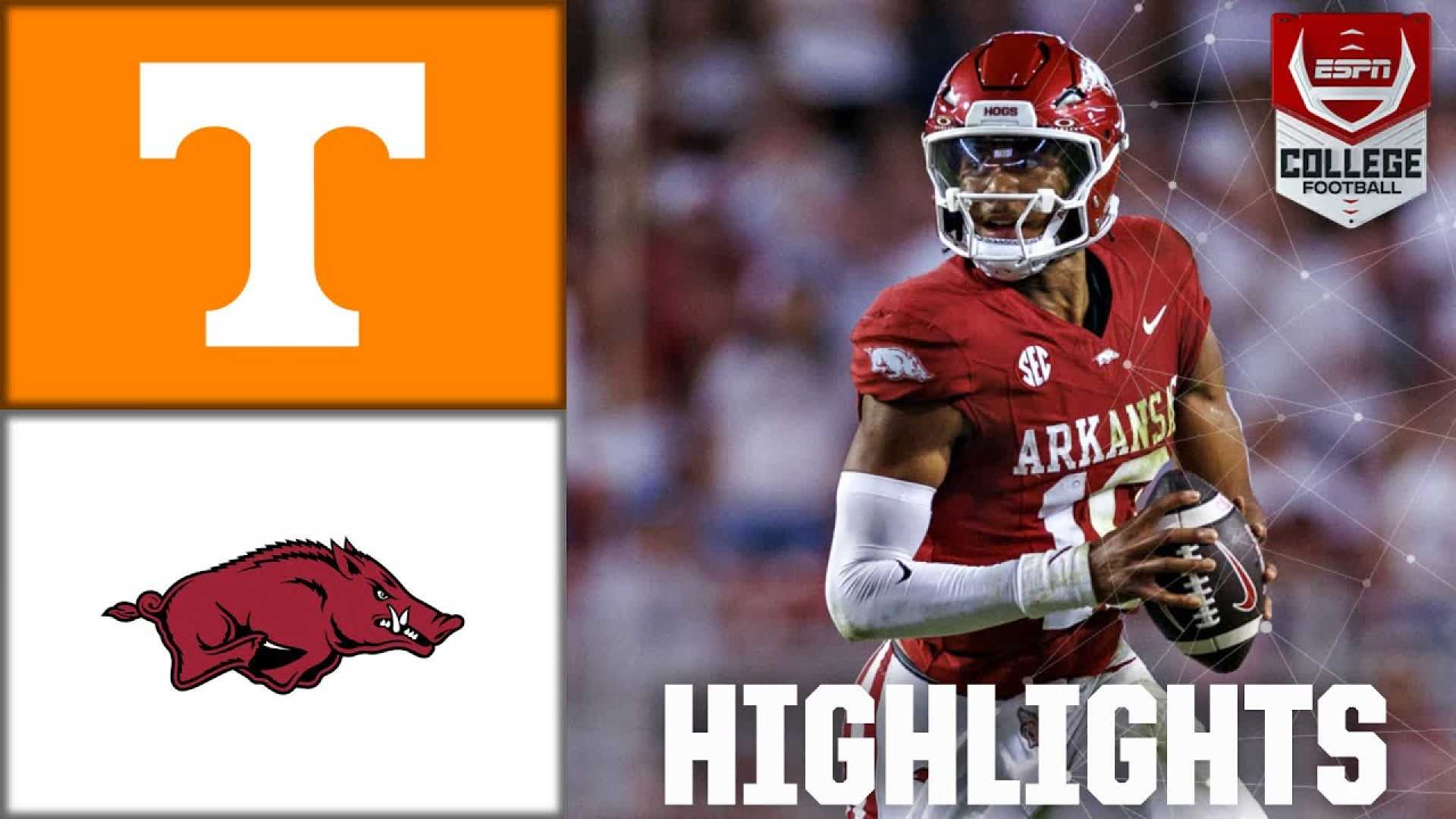 Tennessee Volunteers Arkansas Razorbacks Football Game