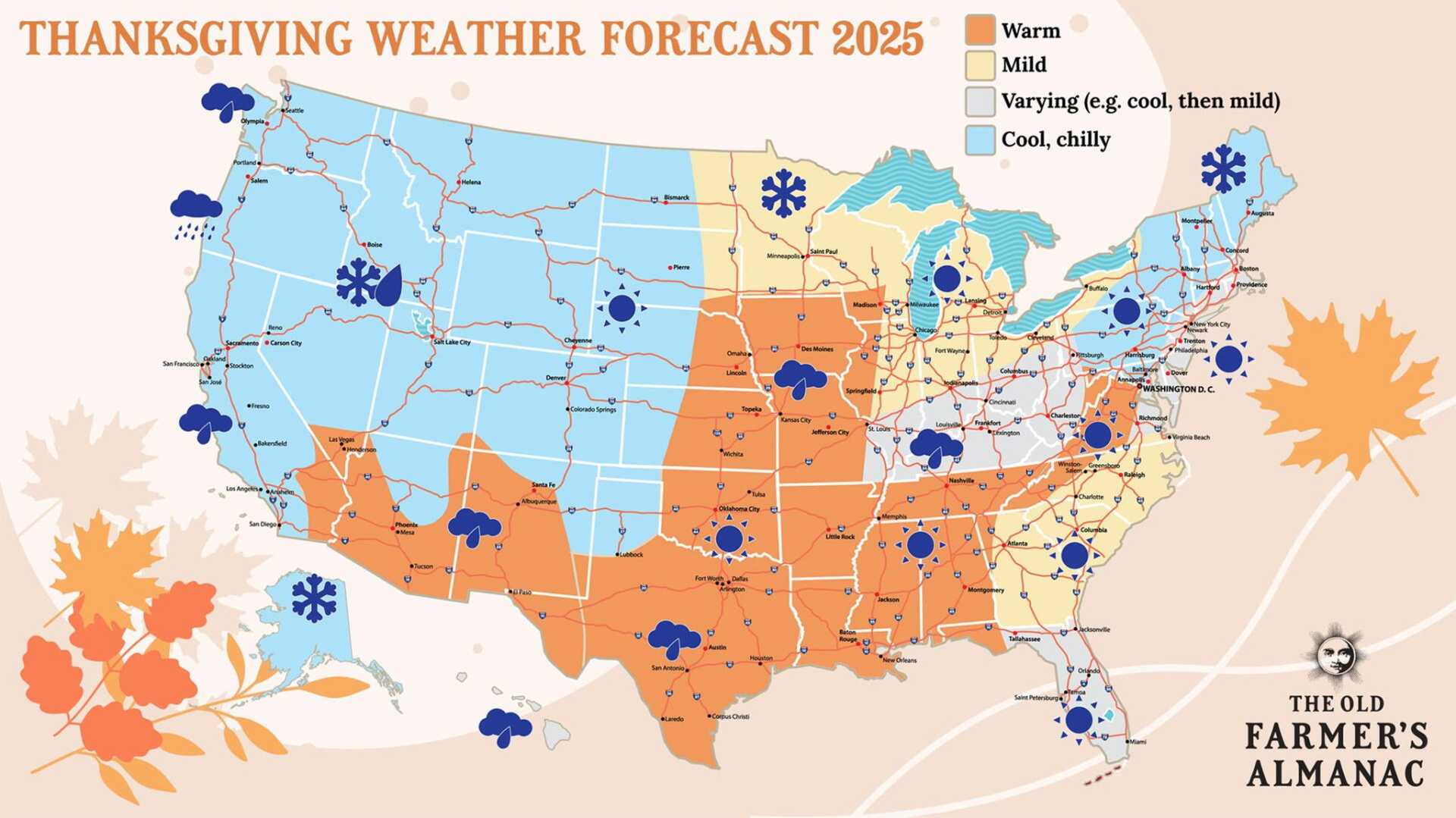 Thanksgiving Weather Forecast 2025
