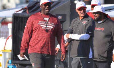 Todd Bowles And Josh Williams Tampa Bay Buccaneers