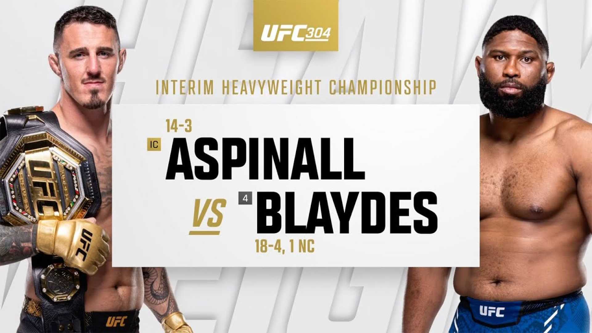 Tom Aspinall Ufc Matchup