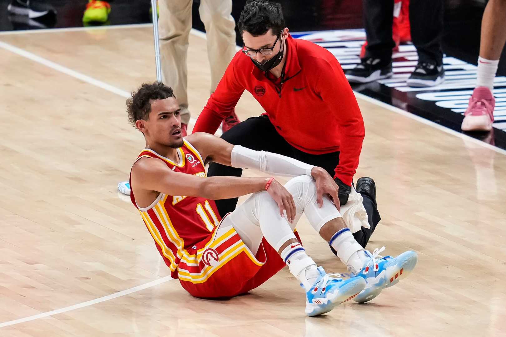 Trae Young Atlanta Hawks Injury