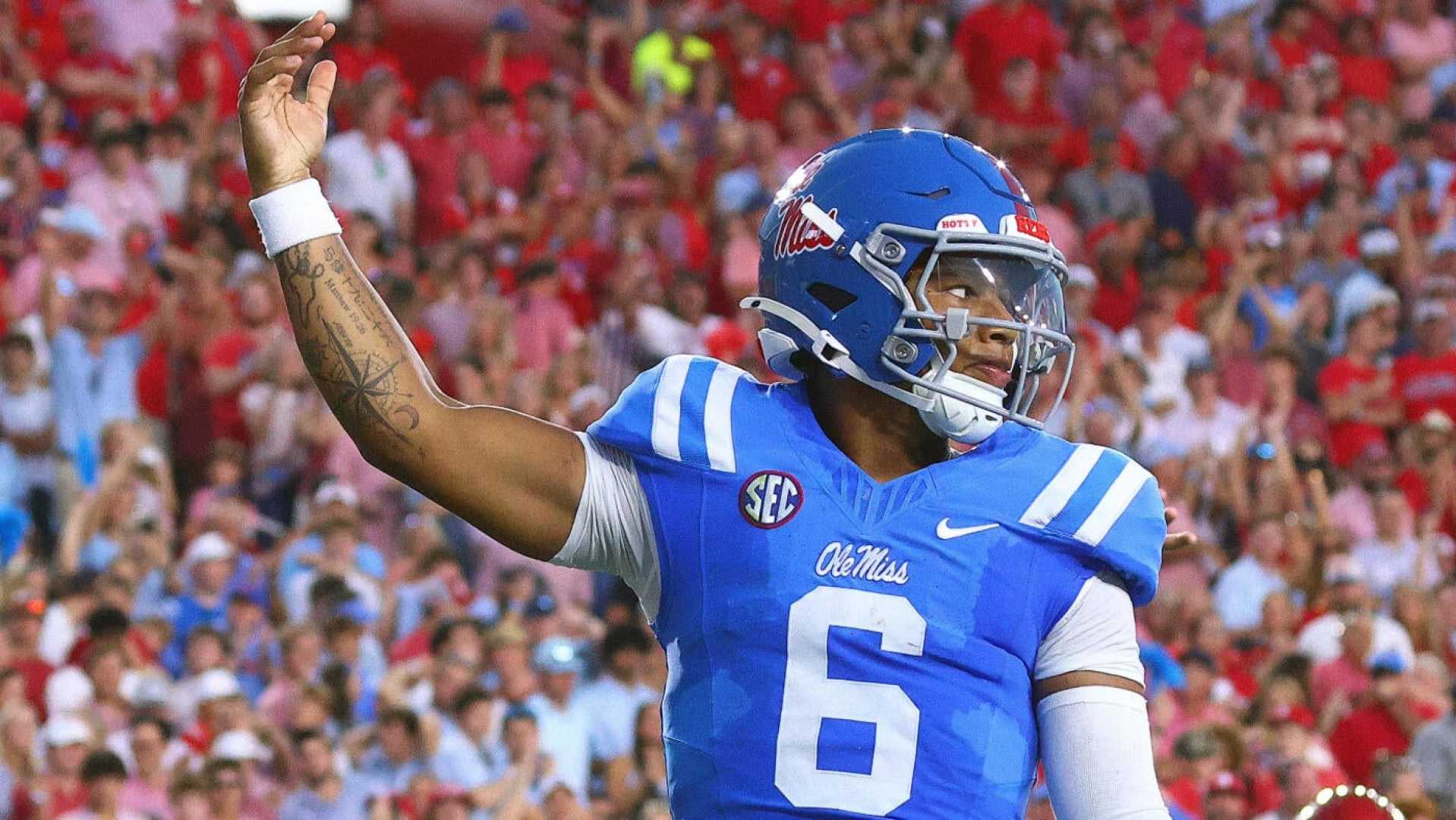 Trinidad Chambliss Ole Miss Quarterback