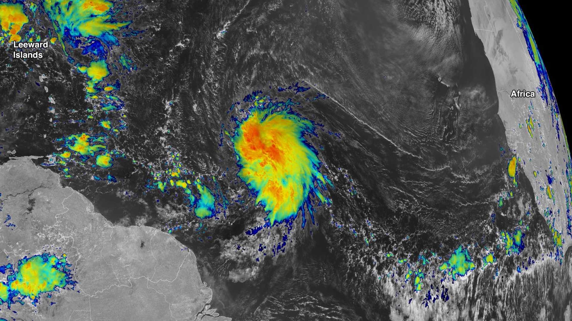 Tropical Storm Jerry Leeward Islands