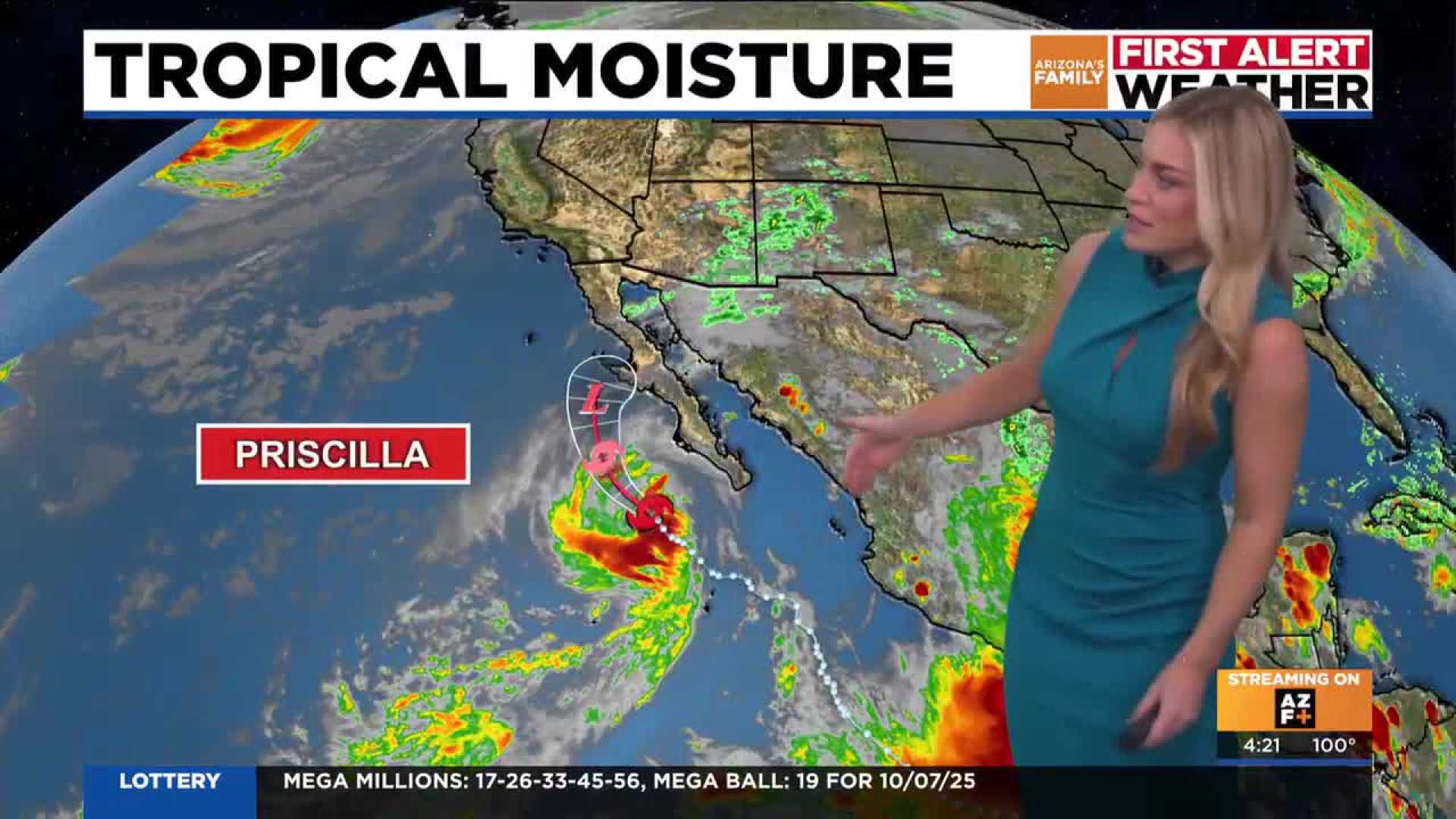 Tropical Storm Priscilla Arizona Weather