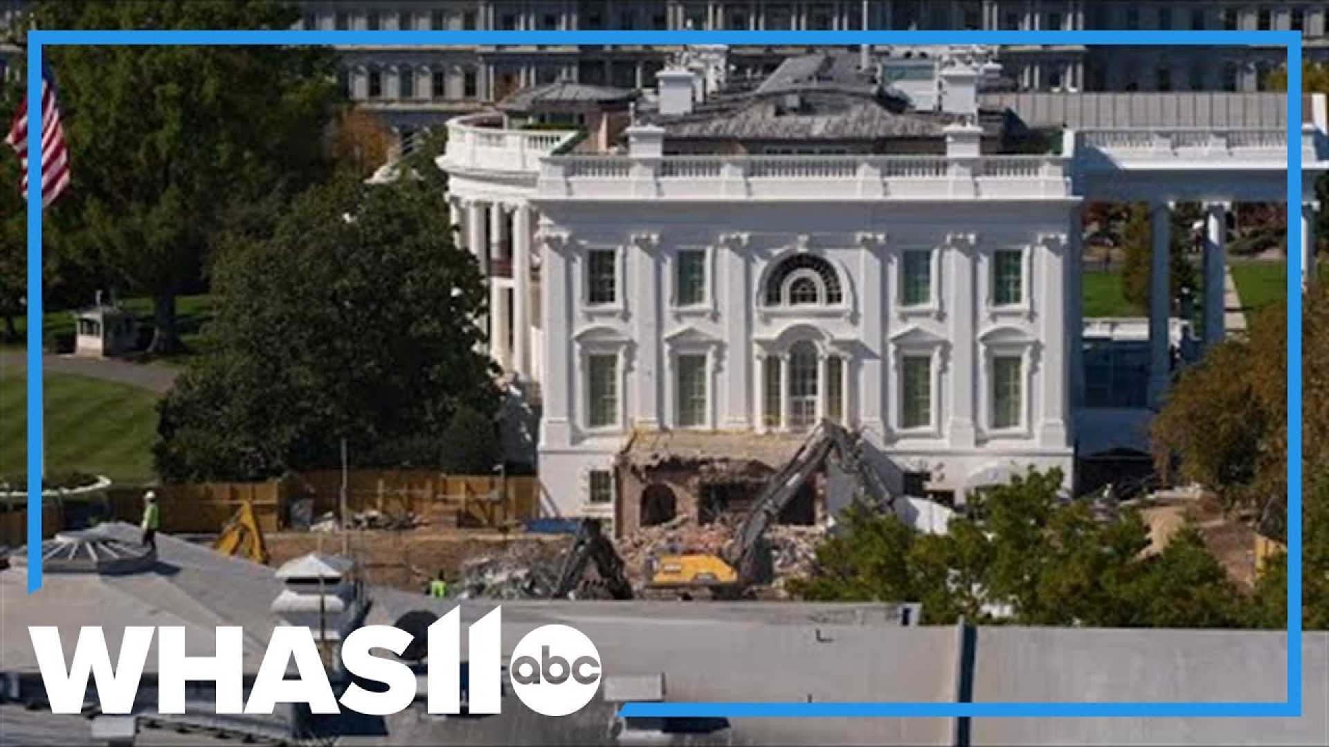 Trump Ballroom Construction White House