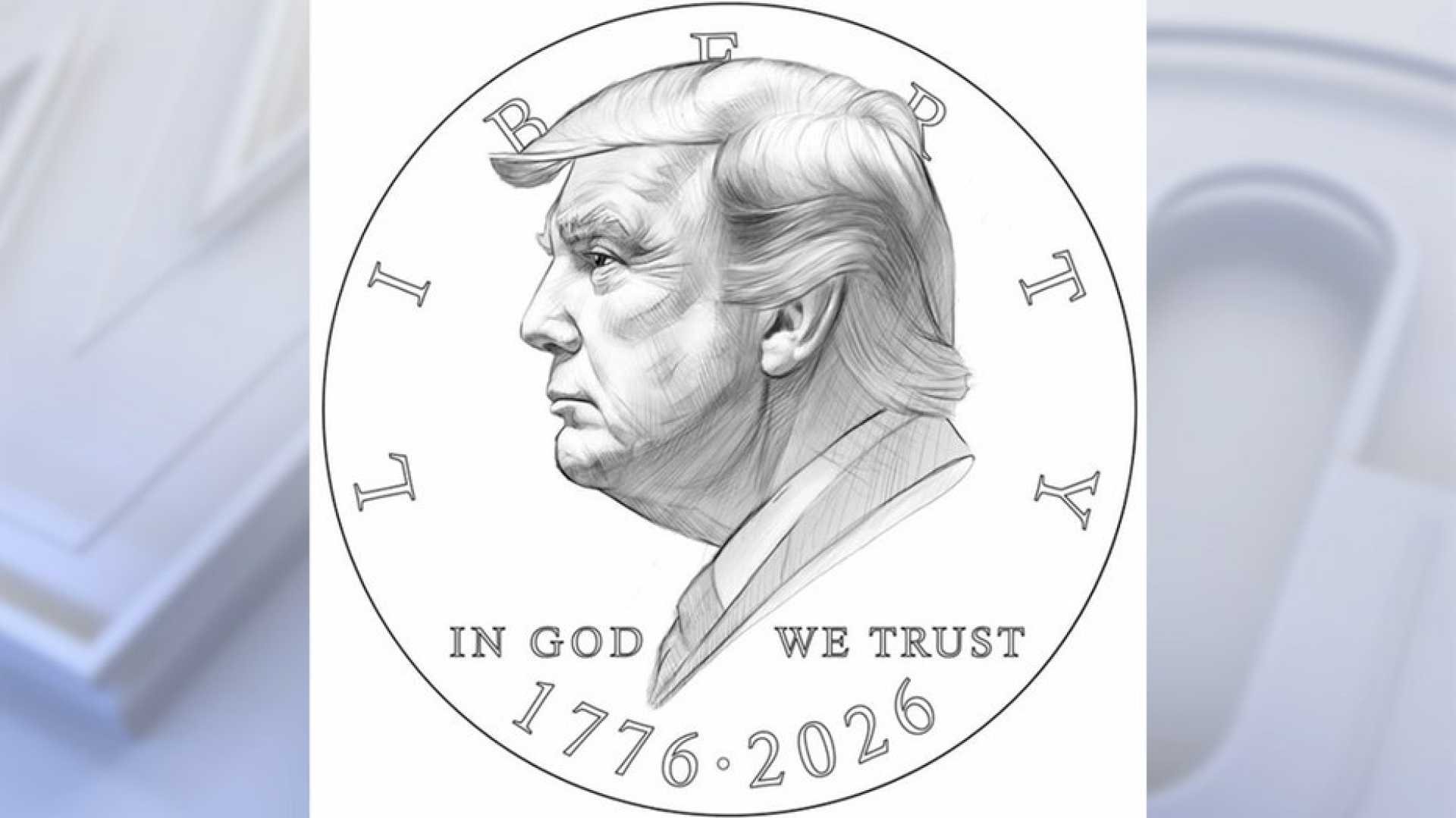 Trump Commemorative Coin Design 2026