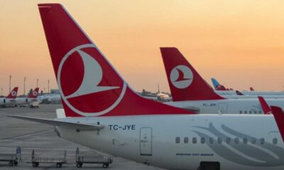 Turkish Airlines Airplane Yerevan Armenia